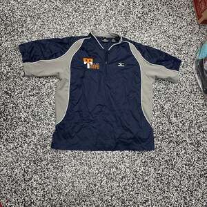 Mizuno Teamwear 'Team Tampa' 1/4 Zip Short Sleeve Windbreaker Baseball Batting J